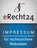 erecht24 siegel impressum blau - Impressum-datenschutz