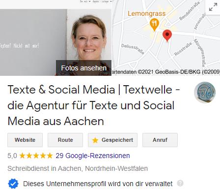 GmB 1 klein - Google my Business - einfach bei Google gefunden werden