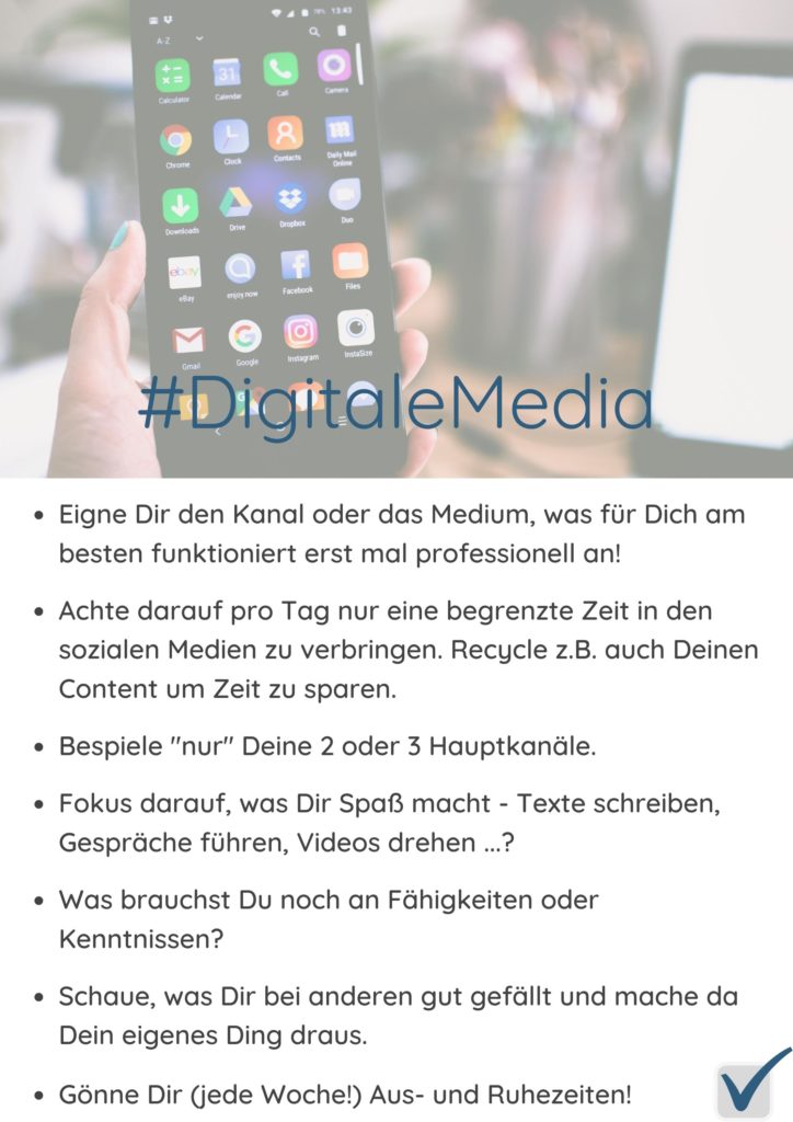 Checklisten Textwelle 2 724x1024 - Tipps gegen Social Media Müdigkeit und Burnout
