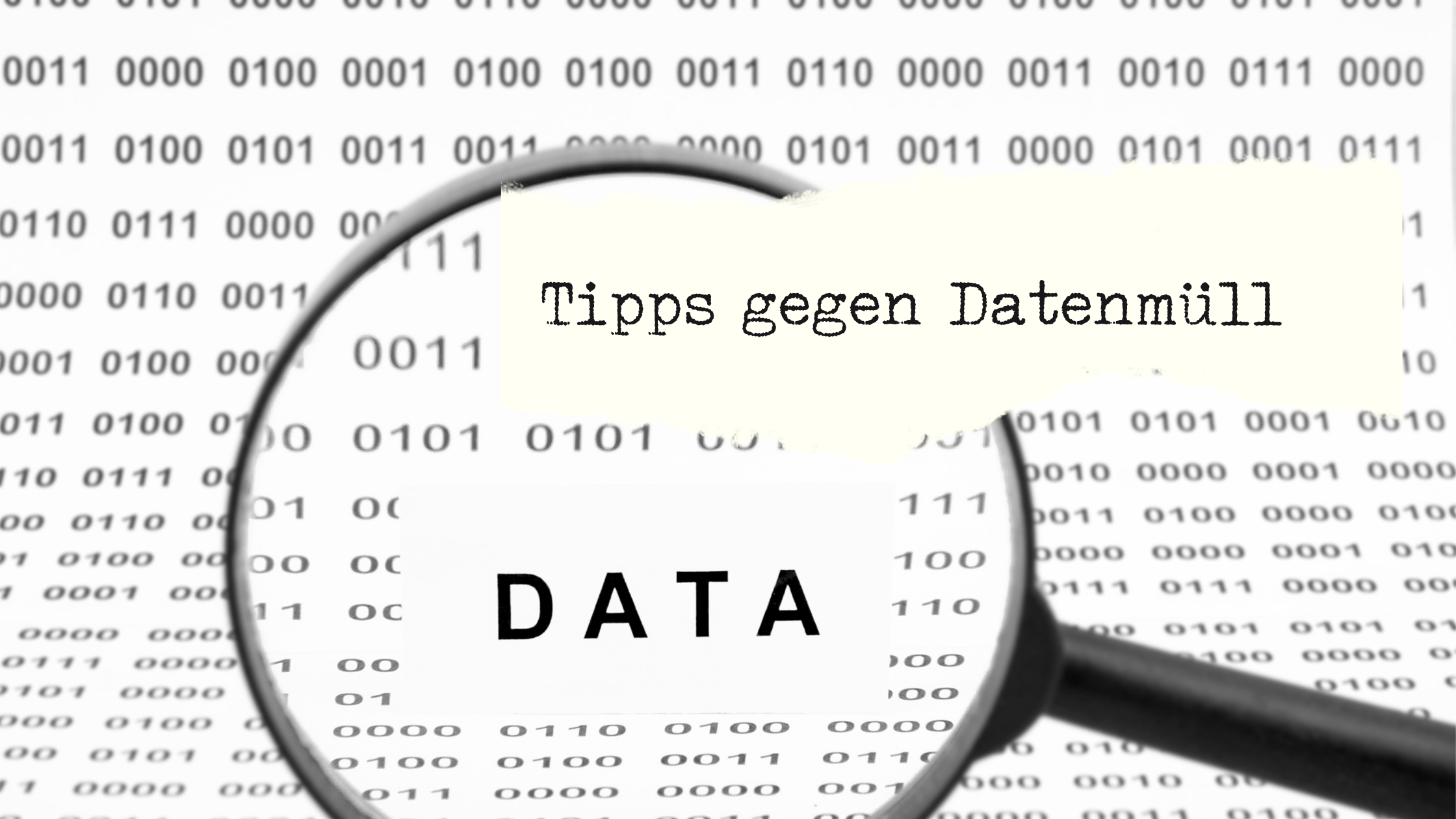 Read more about the article Tipps gegen digitalen Datenmüll