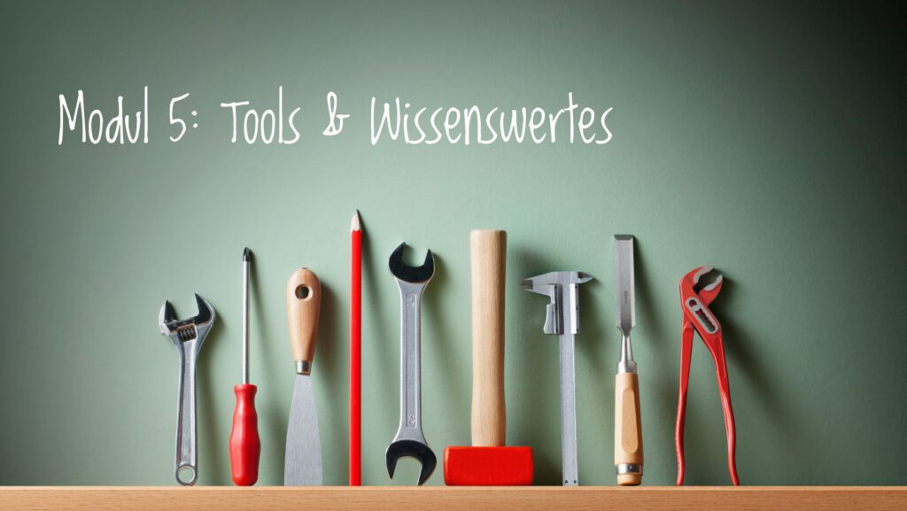 Modul 5 Tools und Wissenwertes 1024x577 - Social Media Online - Kurs